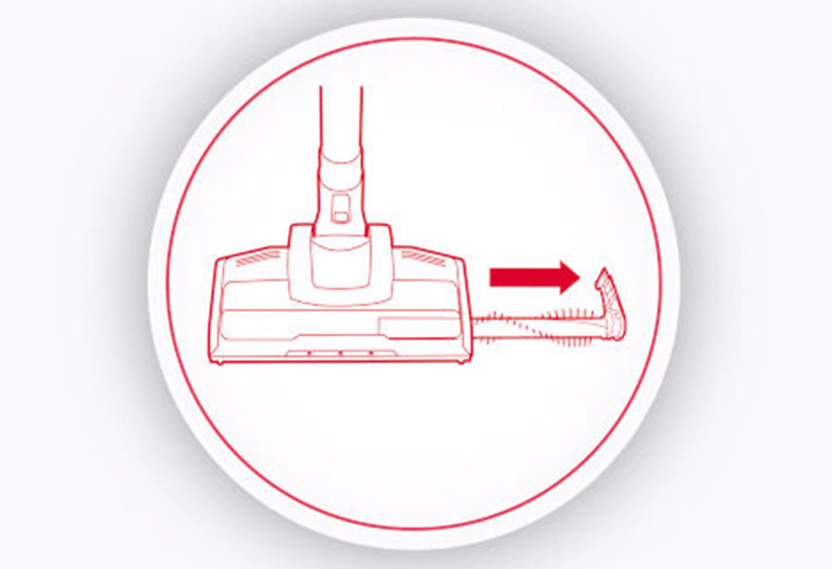 Απεικονίζεται picto του συστήματος καθαρισμού Brush Release.